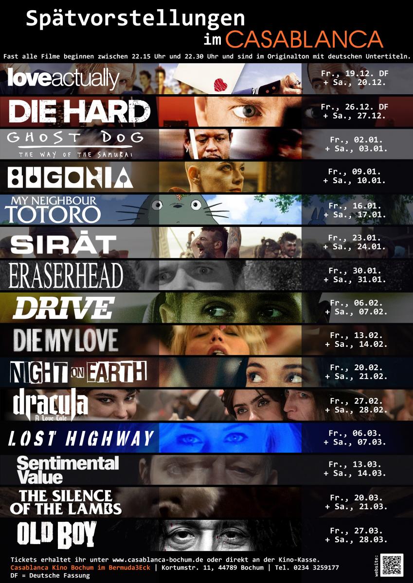 Spätvorstellungen im Casablanca